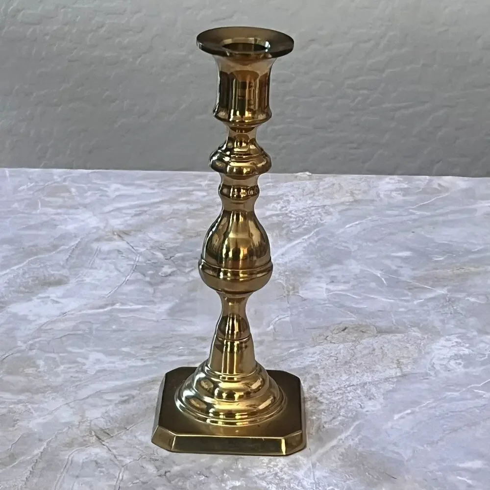 Brass Candlestick Holder 8.7